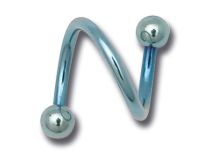 Spiralring Eloxierte Kugeln Bunte 3 mm |  ITC
