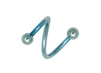 Spiralring Eloxierte Kugeln Bunte 3 mm |  ITC