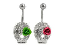 Banane Stahl Fantasy Motiv Crane Calavera &amp; Blume |  ITC