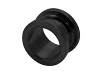 Flesh Tunnel Stahl Schwarz |  ITC