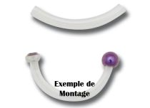BioFlex Curved Tube für Zubehör oder Push Clip |  ITC