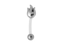 Banane Flexible Kugel 3 mm Flammenmotiv |  ITC