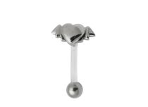Banane Flexible Kugel 3 mm Motiv Geflügeltes Herz |  ITC