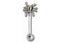 Banane Flexible Kugel 3 mm Spinnenmuster |  ITC