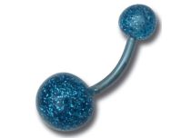 Bananenkugeln Stahlkugeln 6 / 9 mm Glitter Blau |  ITC