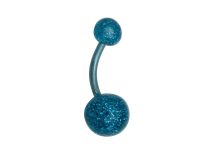 Bananenkugeln Stahlkugeln 6 / 9 mm Glitter Blau |  ITC