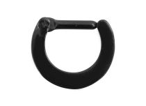 Septumring Stahl Schwarz Scharnier |  ITC