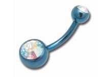 Banane Titanium Doppelkristall Facette Farbig |  ITC