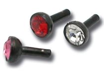 Stahlkugel Push Clip Kristall |  ITC