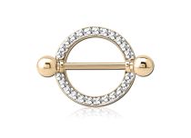 Brustumfang PVD Gold mit Strass |  ITC