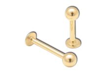 Labret Stahl Vergoldet Feingold |  ITC