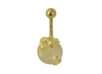 Goldene Stahltasche mit Perlen und Eidechsenmuster |  ITC