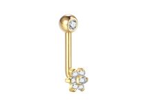 micro banane Christina titane gold fleur
