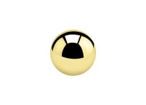 Kugel Gold 750 miles Schmuckschrauben |  ITC