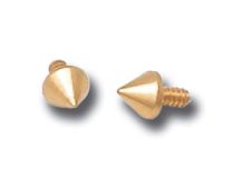 Spitze Interne Schraube Stahl vergoldet Feingold |  ITC