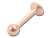 Labret Stahl Rose vergoldet |  ITC