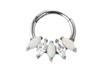 Titanring Scharnier Motiv Marquise|  ITC