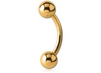 Banane Titanium PVD Gold Steril Kugeln 3 mm |  ITC