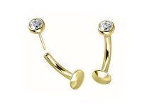 banane flottante titane gold threadless