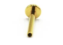 Labret Titanium PVD Gold Intern Steril Tablett 4 mm |  ITC