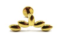 Labret Titanium PVD Gold Interne Steril Mandelmuster |  ITC