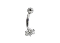 Banane 1,2x8 Titanium intern steril Blume 7 Strass |  ITC