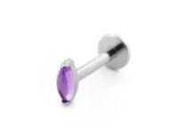 Labret Titanium Interne Steril Naturstein Gekratzt Farbig |  ITC