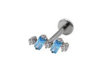 Labret Titanium Intern Steril Motiv Rechteck / Rund |  ITC