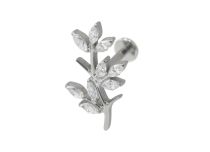 Labret Titanium Intern Steril Astmotiv Strass BL|  ITC