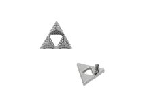 Stahlscheibe Interne Schraube 4 mm für Strass Weiß |  ITC