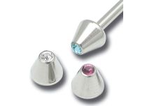 Bunte Stahlkristall-Spitze für Schmuck |  ITC