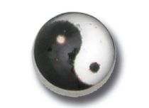 Schraubbare Stahlkugel Yin Yang-Motiv |  ITC
