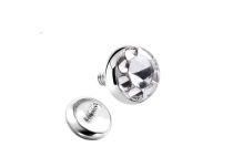 Scheibe Titan Interne Schraube 4 mm Kristall Gloss Farbig |  ITC