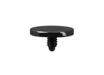 Titanscheibe Schwarz Interne Schraube für Schmuck 1,6 mm |  ITC