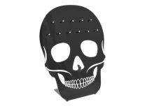 Acryl-Display Totenkopf 12 Schmuckstücke für Septum 14 x 18 cm