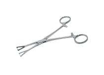 Klemme Clamp Inox Dreieck offen 5.5 x 11 mm, Länge 15.5 cm