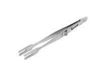 Inox-Pinzette zum Halten von Labrets mit Klemmniet