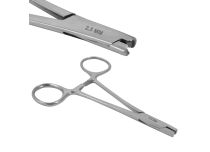 Edelstahlklemme für Dermalverlegung 2.5 mm Länge 11 cm