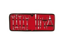 Set aus 10 Edelstahl-Piercing-Klemmen