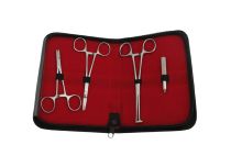 Set aus 4 Edelstahl-Piercing-Klemmen