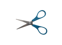 Abgerundete sterile Schere