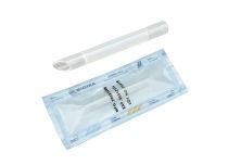 10 sterile, einzelne Kunststoffröhrchen 45° Außen-Ø 8mm