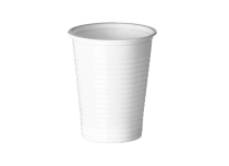 Plastikbecher Weiß