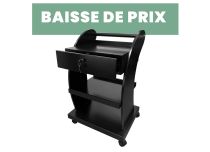 Beistelltisch mit 3 Platten schwarz |  ITC